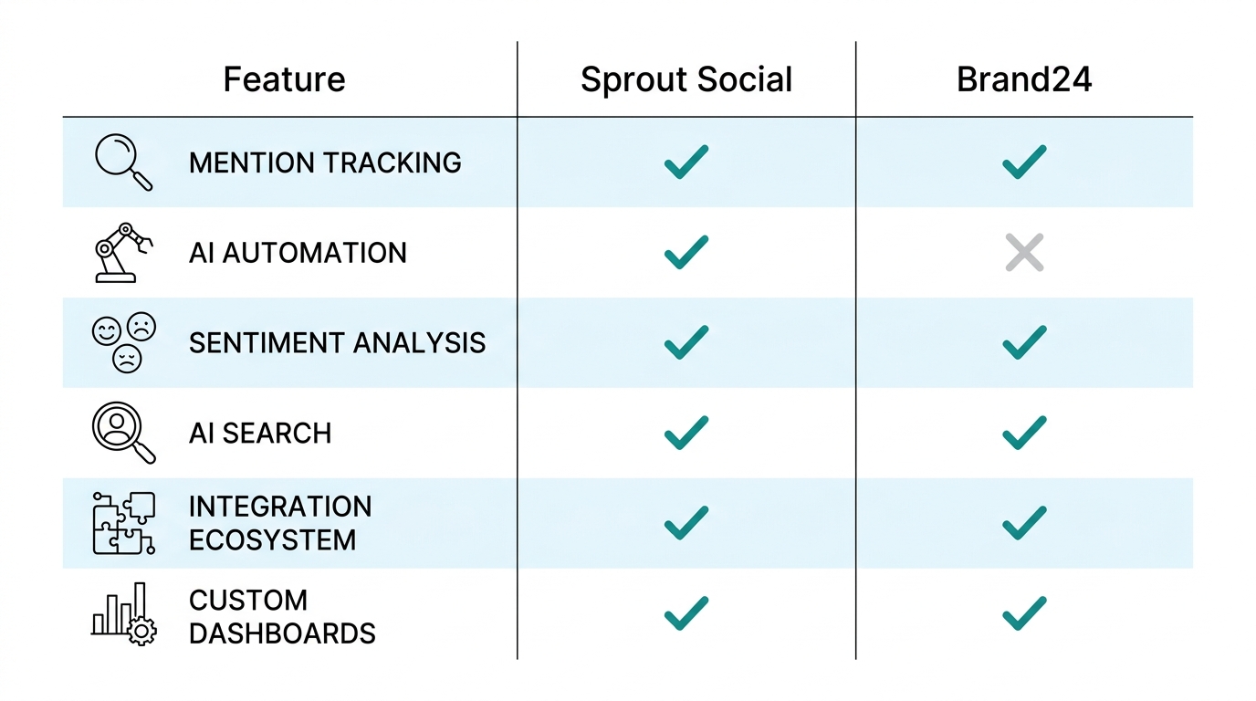 Sprout Social vs Brand24: Which Social Listening Tool Wins