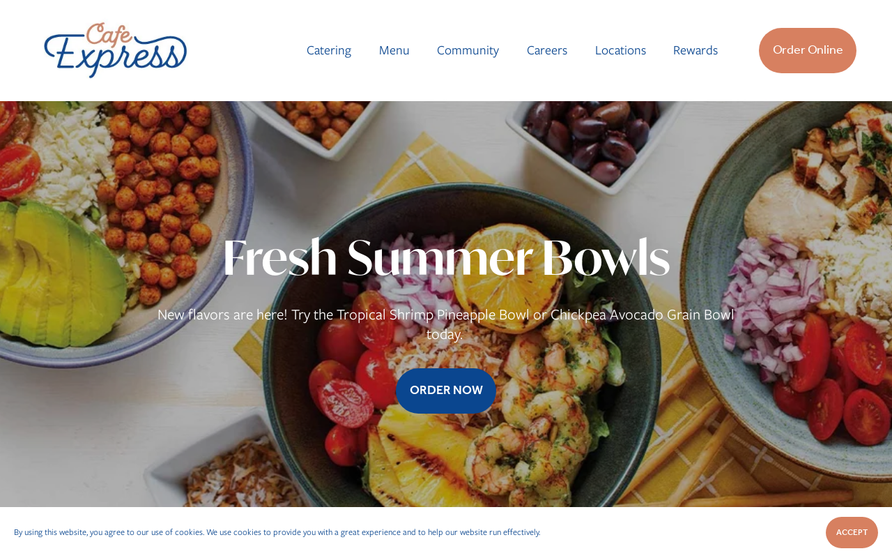 Cafe Express — screenshot of their official website