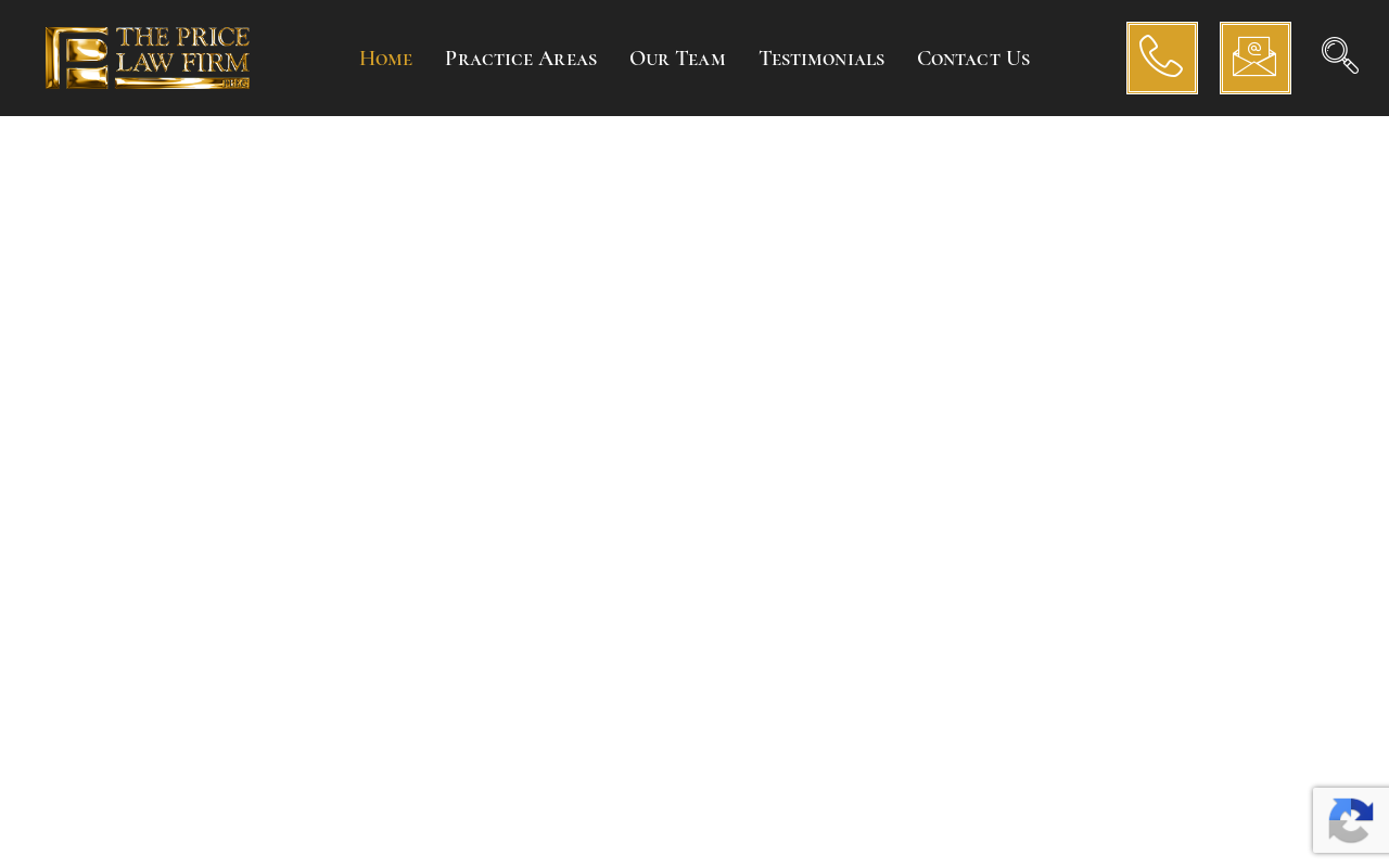 The Price Law Firm, PLLC — screenshot of their official website