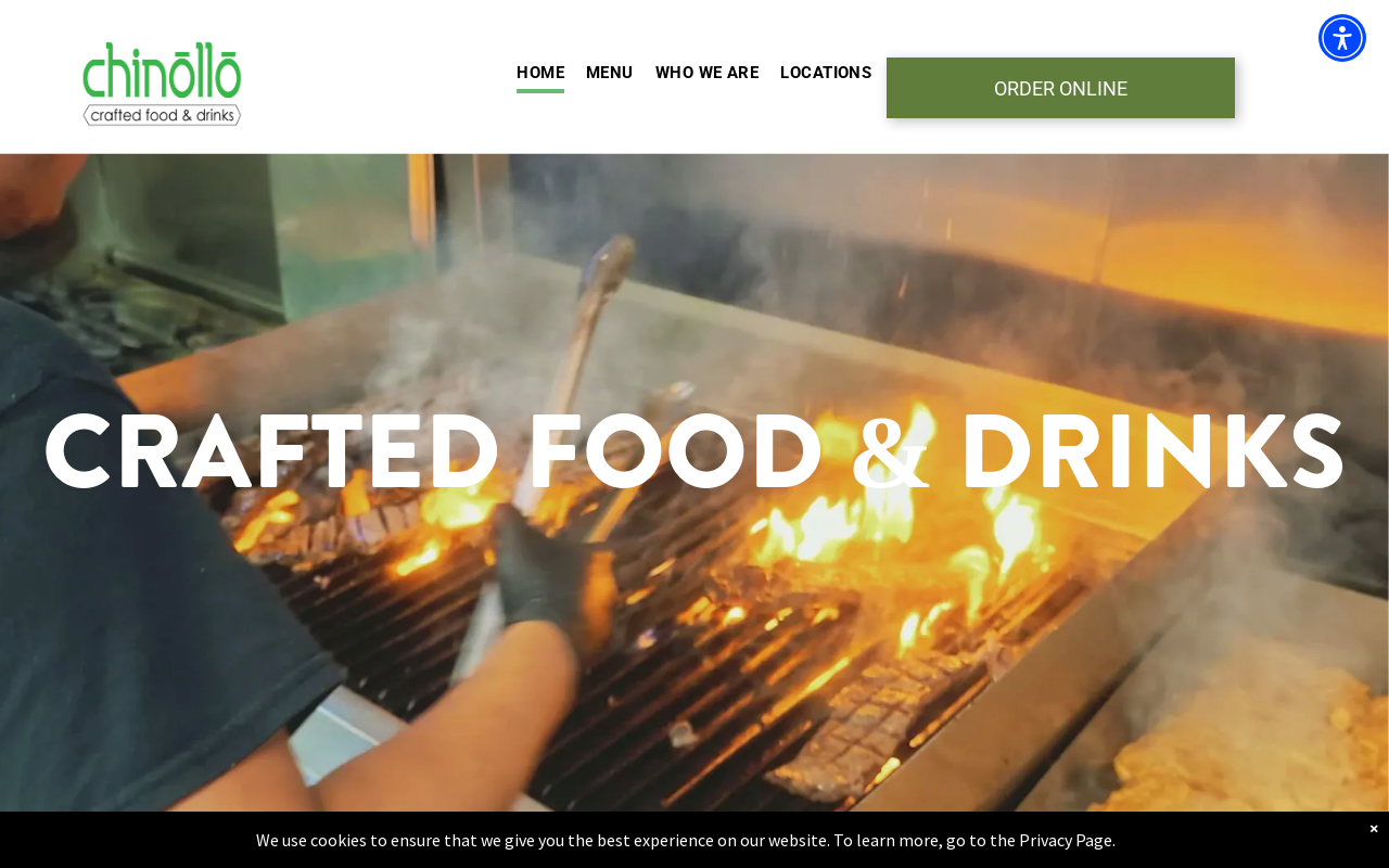 Chinollo — screenshot of their official website
