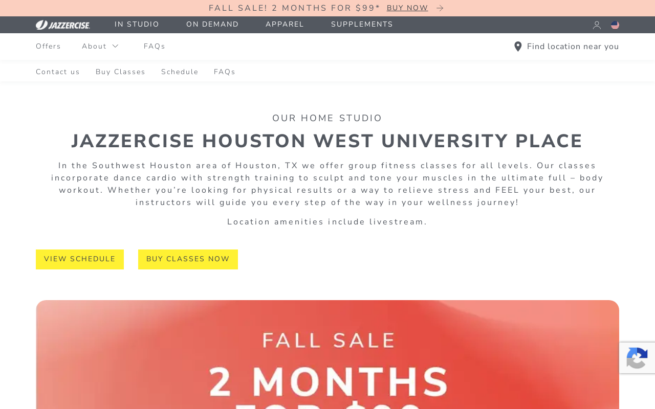 Jazzercise — screenshot of their official website