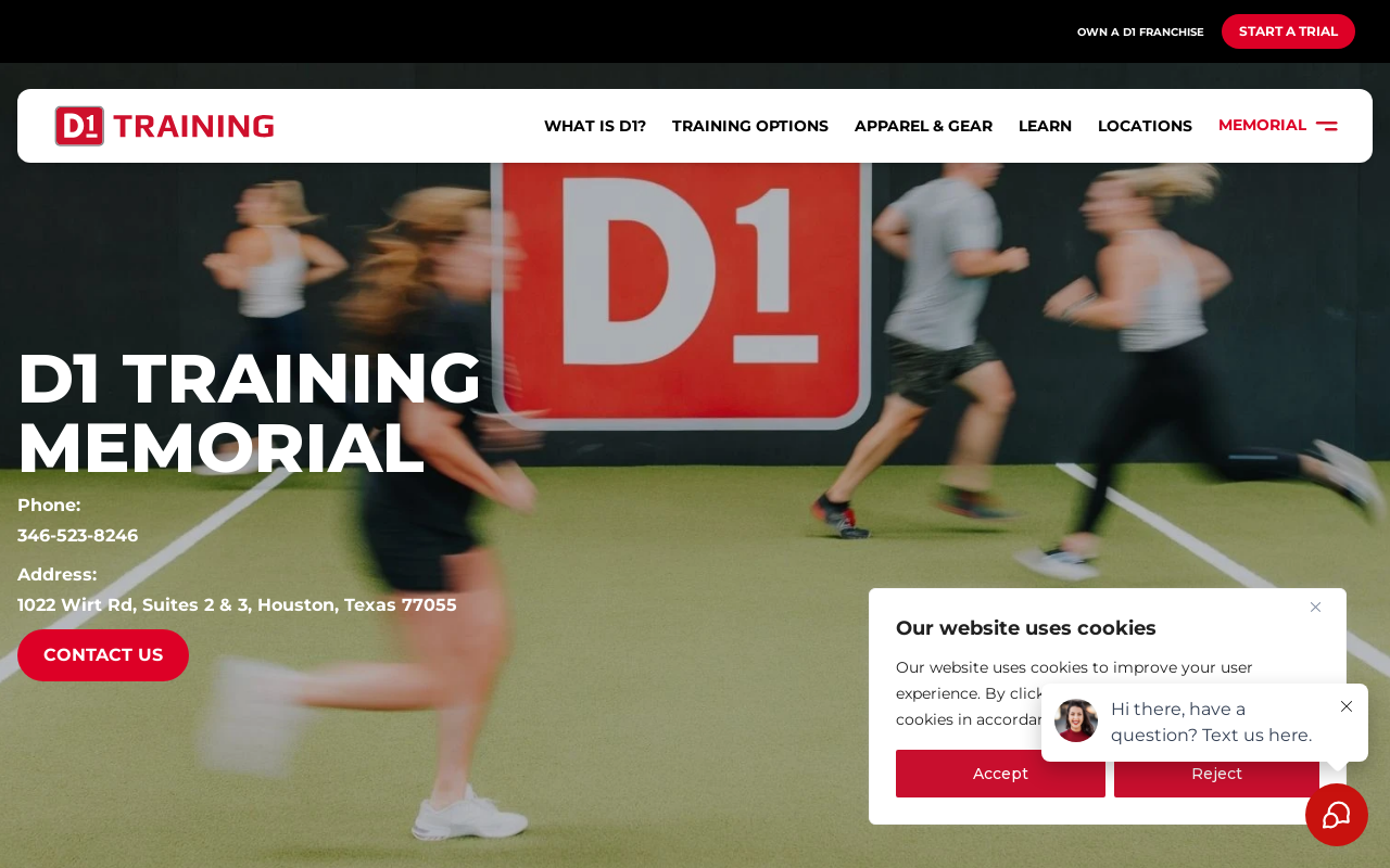 D1 Training — screenshot of their official website
