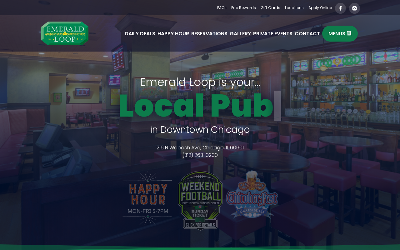 Emerald Loop — screenshot of their official website