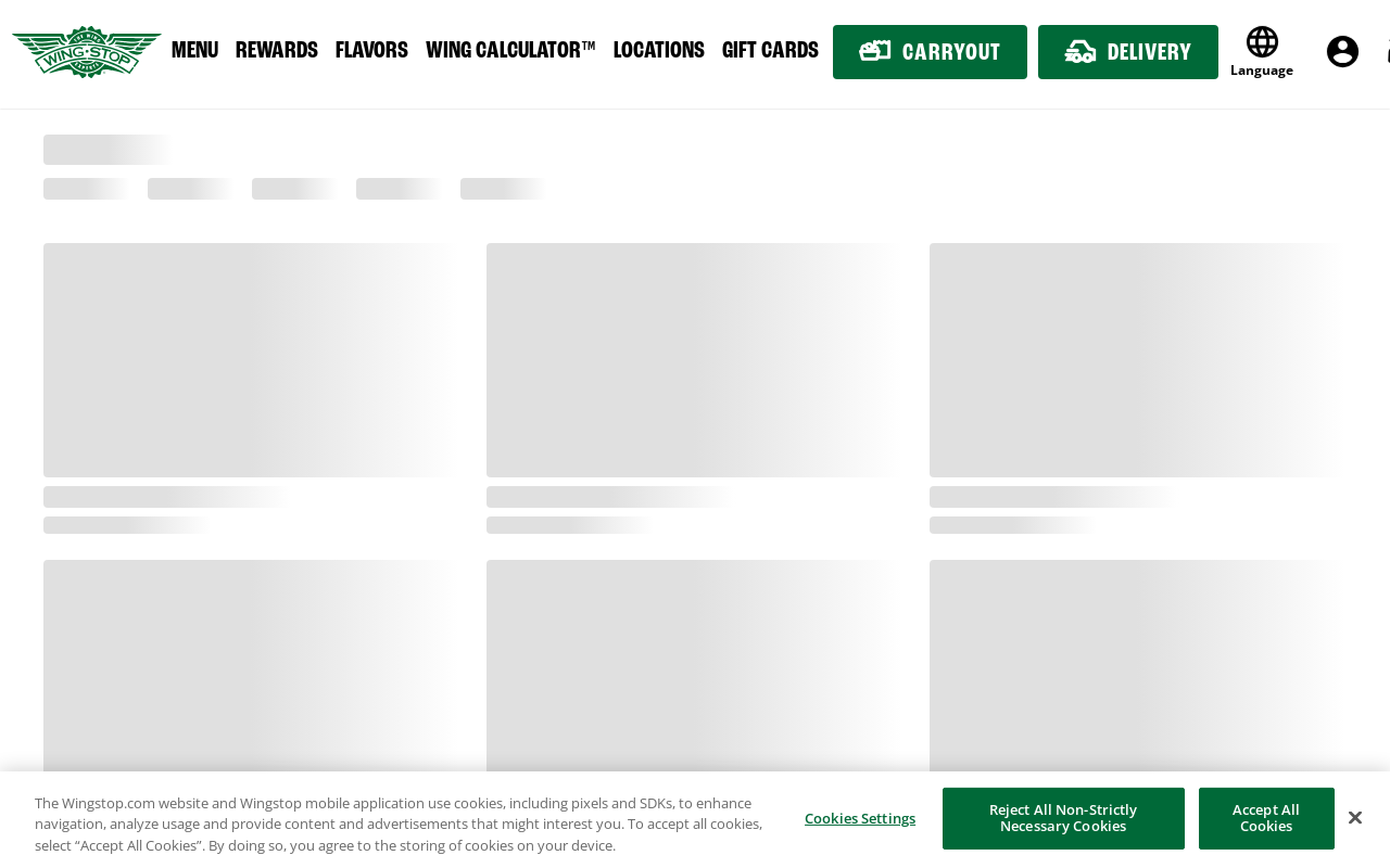 Wingstop — screenshot of their official website
