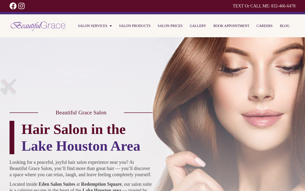 Beautiful Grace Salon — screenshot of their official website