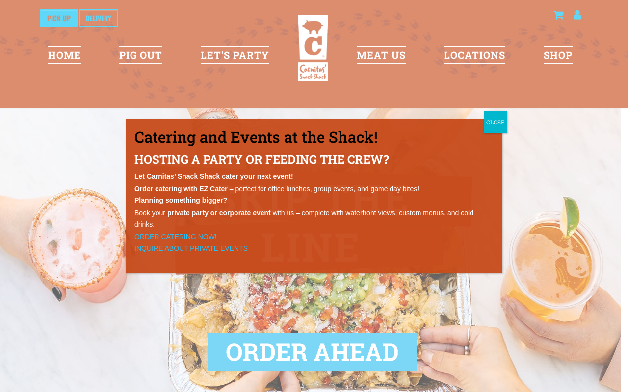 Carnitas’ Snack Shack — screenshot of their official website
