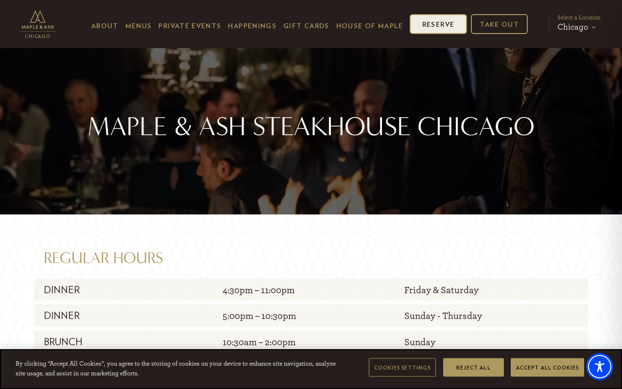 Maple & Ash — screenshot of their official website