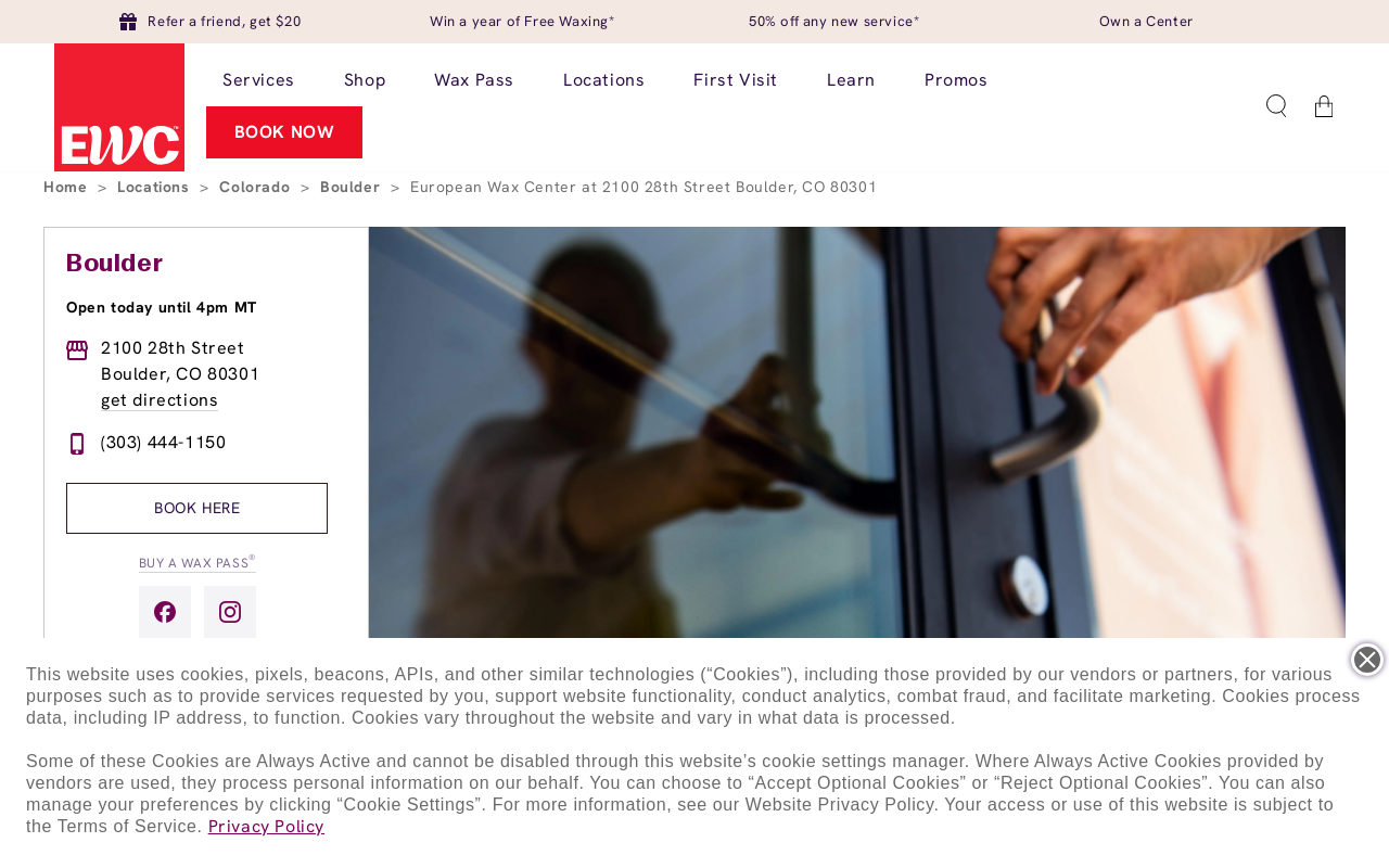 European Wax Center — screenshot of their official website