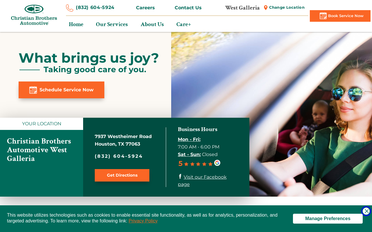 Christian Brothers Automotive — screenshot of their official website