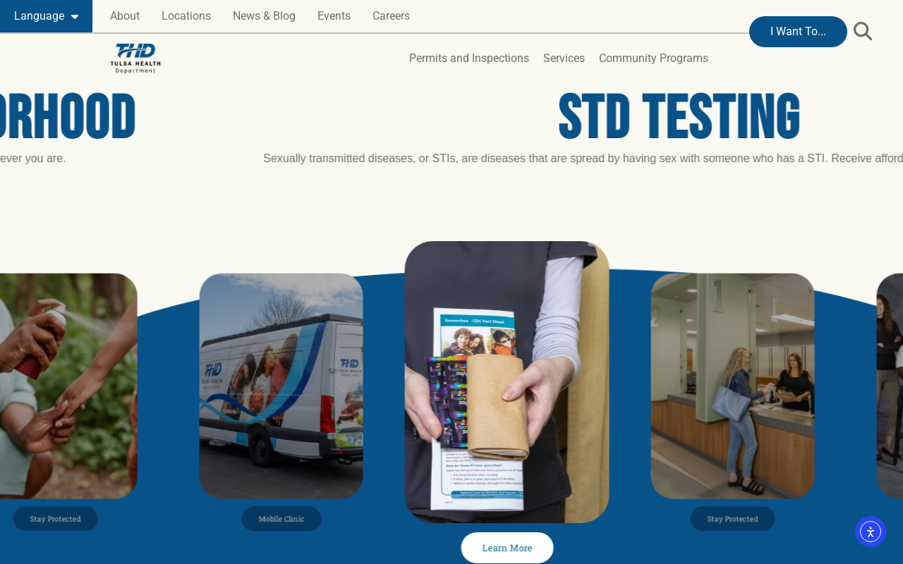 Central Regional Health Center — screenshot of their official website