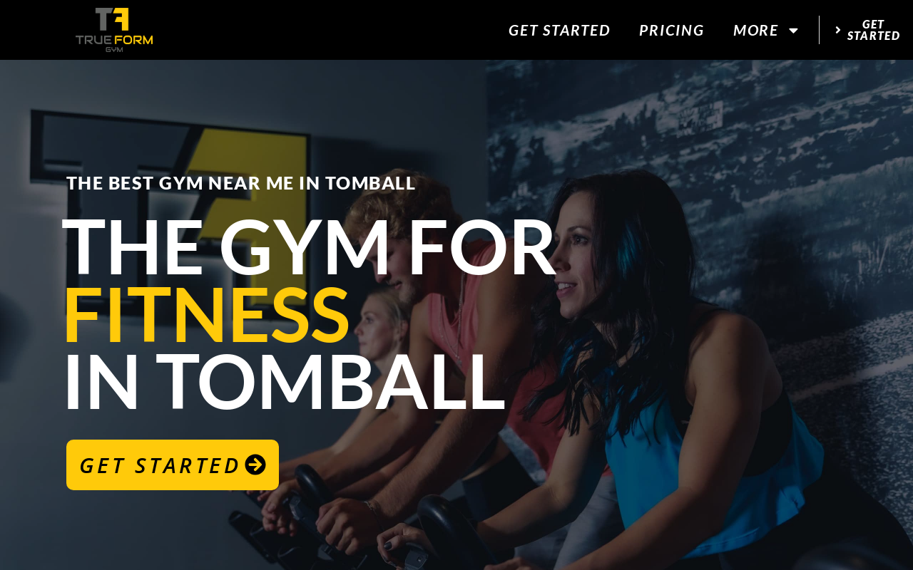 True Form Gym — screenshot of their official website