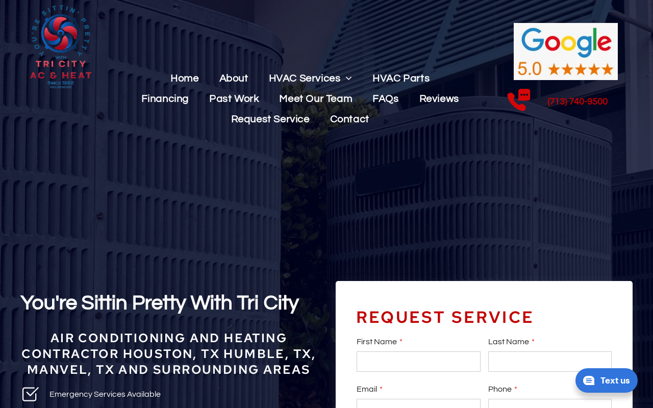 Tri-City Air Conditioning — screenshot of their official website