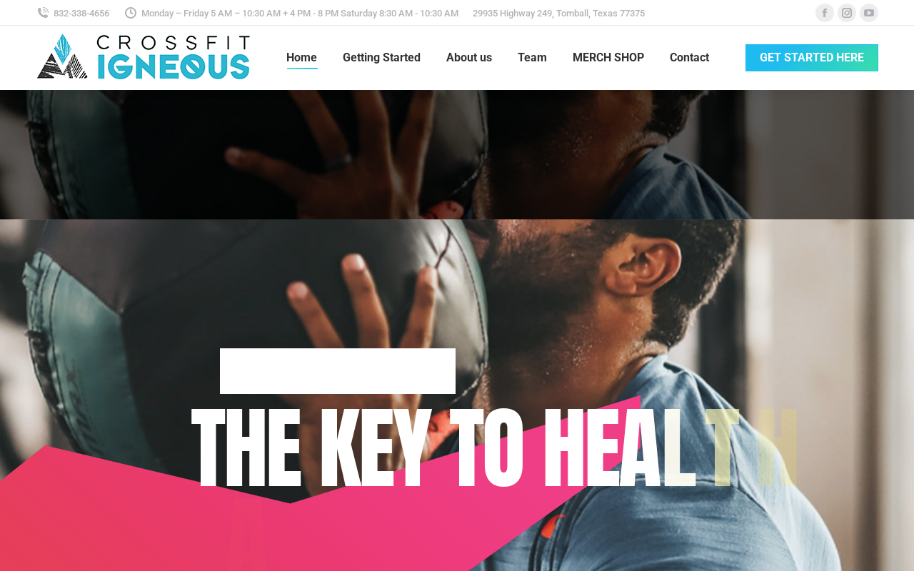 CrossFit — screenshot of their official website