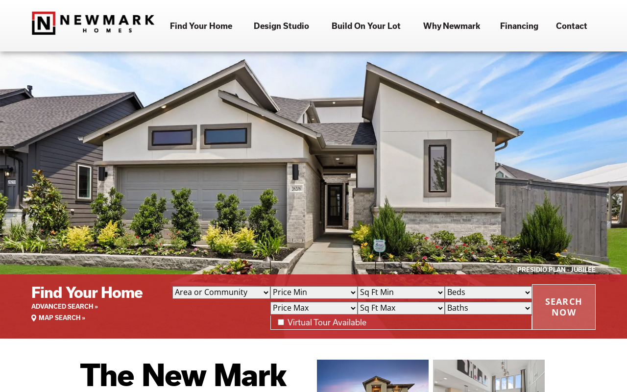 Newmark Homes Houston — screenshot of their official website