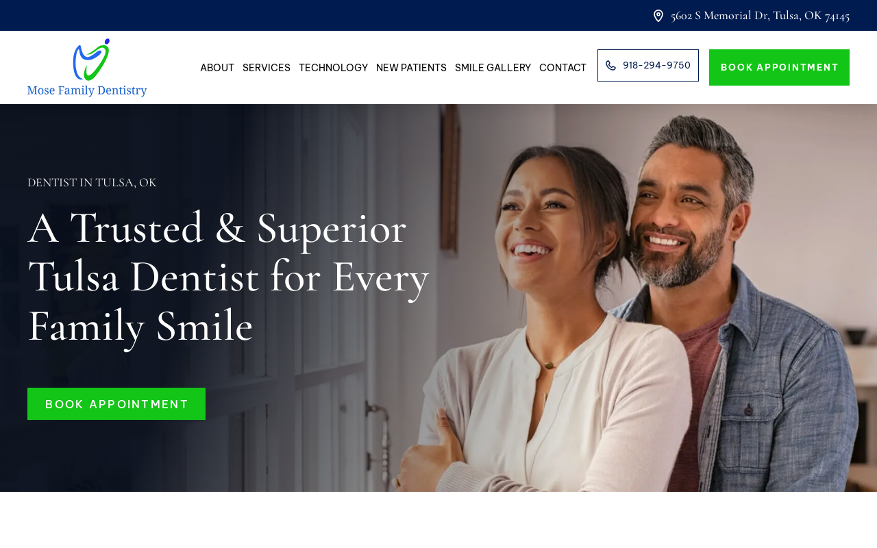 Family Dentistry — screenshot of their official website